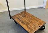 genuine old Railroad Baggage Cart