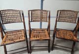 Vintage Bamboo Chairs & Table