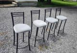 Metal Bar Height Stools