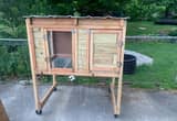 large rabbit hutch