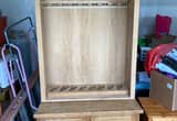 oak gun cabinet