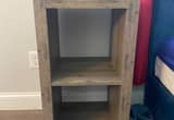 Cube Storage Shelves in Rustic Gray