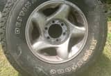 4 Toyota tacoma wheels and tires