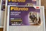 3 Filtrete advanced allergen filters