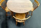 3-1/2ft round table and 4 chairs