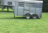 12ft 2 horse slant trailer