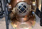 US Navy brass diving helmet replica