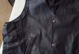 Men' s 2xl black leather Vest