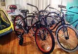 Bicycles And Bike Trailer