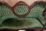 victorian style sofa & chairs