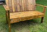 Solid Wood Outdoor Bench