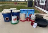 Chicken feeders and Waterers $75