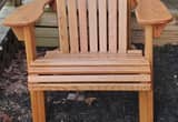 oak adirondack chair