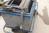 Industrial mopping and cleaning cart