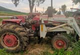 Massey Ferguson tractor with farm loader