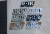 Tennessee Stste Shaped License Plates