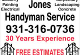 Jones handyman services