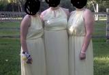Two bridesmaid dresses