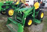 John Deere 4100 4WD tractor