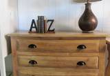 New Solid Wood Side Table /3 drawers