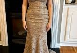 Sherri Hill sz2 rose gold prom dress