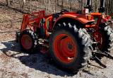 tractor with bushhog cutter & assessory