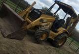 cat 416c 4x4 hoe and 25 ton phelan