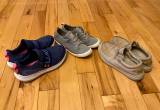3 pair girls shoes size 5 youth