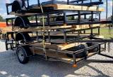 New 6.5x12ft Utility Trailer 8 ply Tires