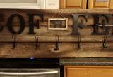COFFEE SIGN with hooks