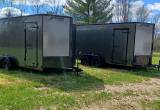 *NEW* Gray BLACKOUT Enclosed Trailers