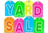 Saturday Only Yard Sale 3/30