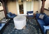 Wicker Patio Set w/ Matching Table