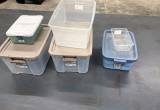 Plasrtic storage containers