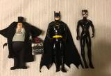 12 inch Batman, Catwoman and Penguin