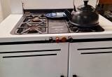 Gas stove - old, no electricity needed