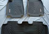 vehicle floor mats, front and back