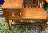 oak gossep bench