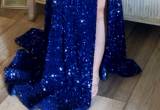 Blue Sequin dress size 16