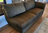 La-Z-Boy couch and chaise green