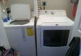 electric washer and dryer